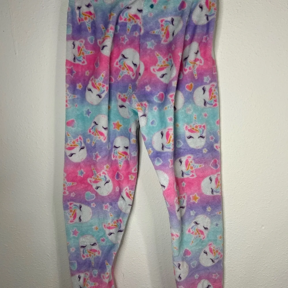 The Children’s Place Unicorn Fleece Pajama Pants Girls Size L (10/12) Pastel